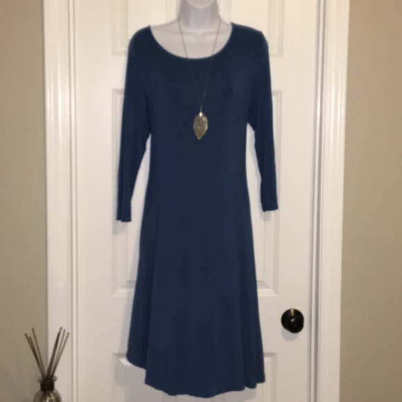 Women’s blue midi dress - Picture 2 of 2